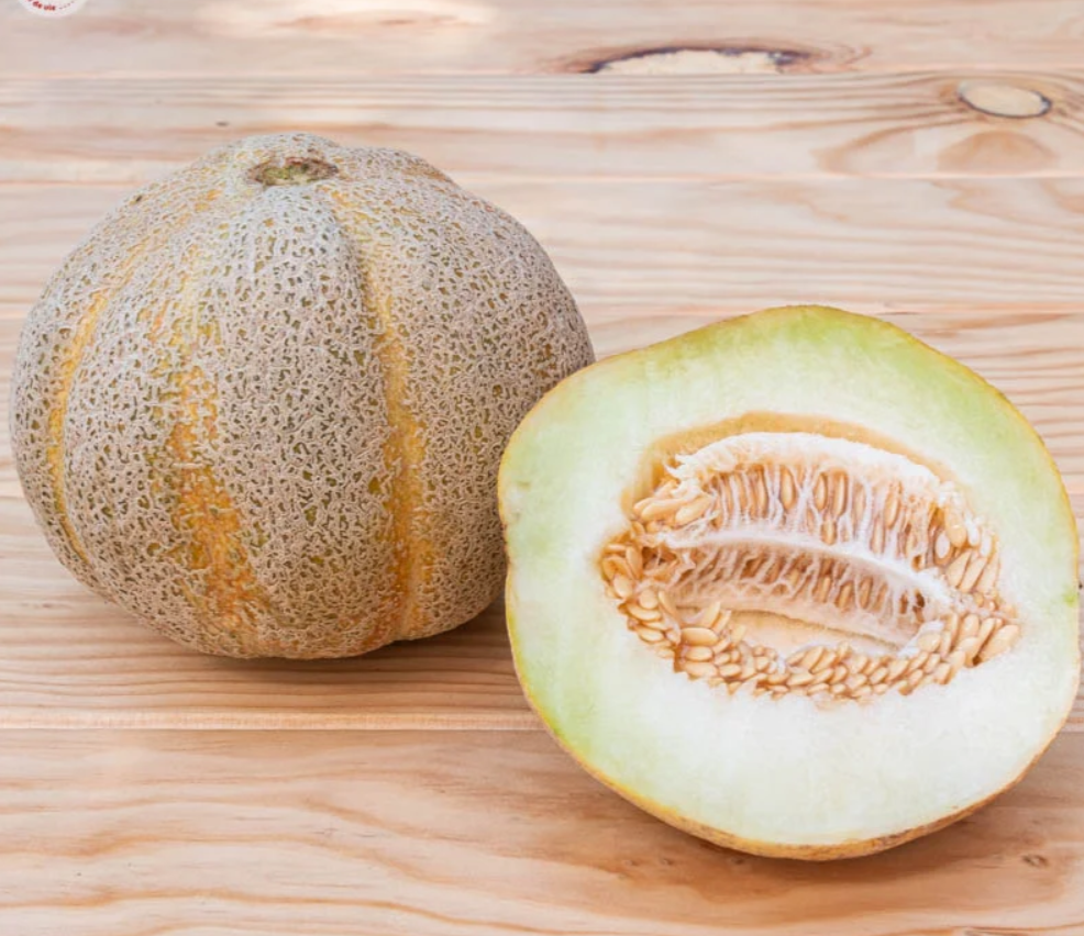 Ananasmelone,  Chair Vert, Grünes Fruchtfleisch