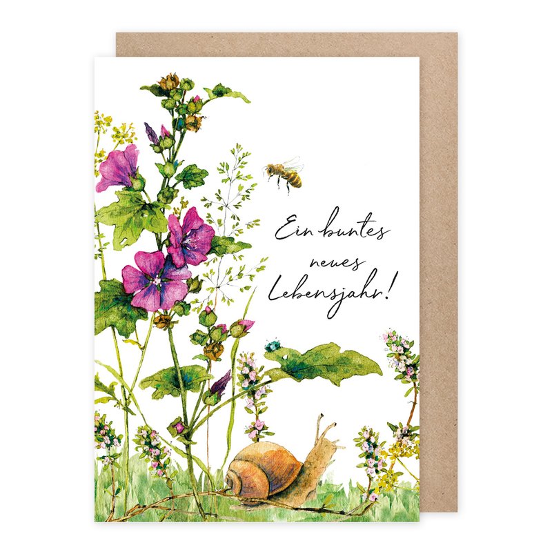 Doppelkarte-Neues Lebensjahr